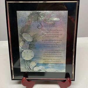 Coastal Foil Art Print Sand Dollar